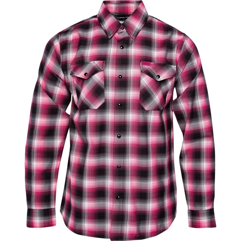 Dixxon Flannel Shirt Mens XLT Extra Large Tall Pink‎ Plaid The Corazon New